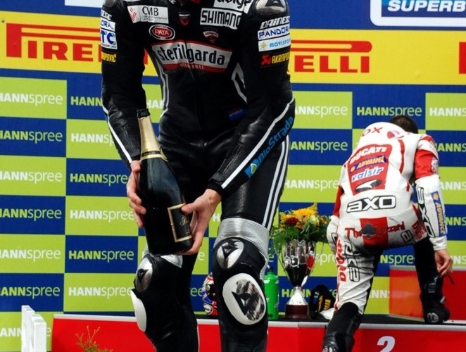 Max Biaggi World SBK podium