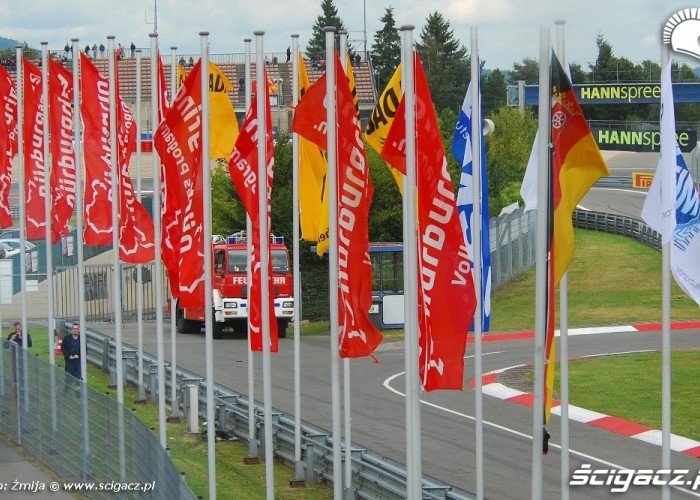 Nurburgring flags