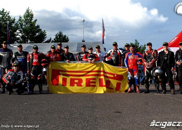 Pirelli customers Brno race track