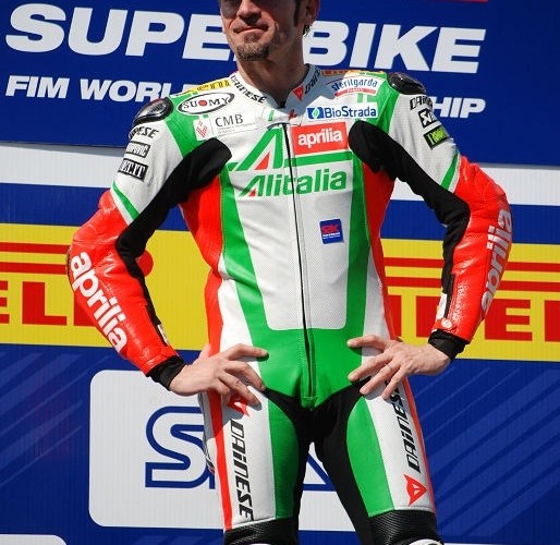 Max Biaggi podium Brno