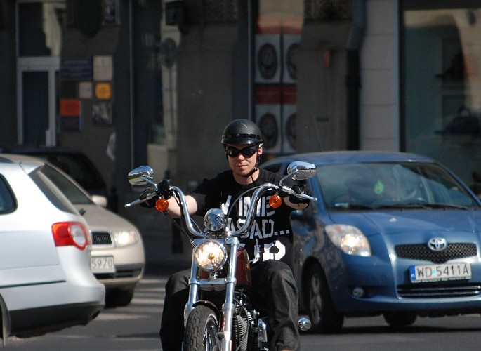 Harleyem przez miasto