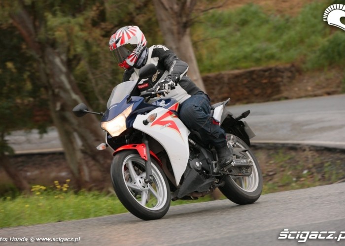 na trasie Honda CBR250R 2011