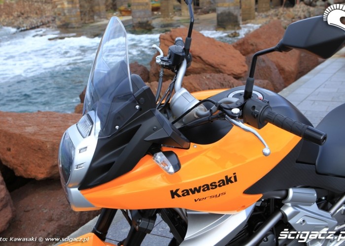 Kawasaki Versys przednia owieka