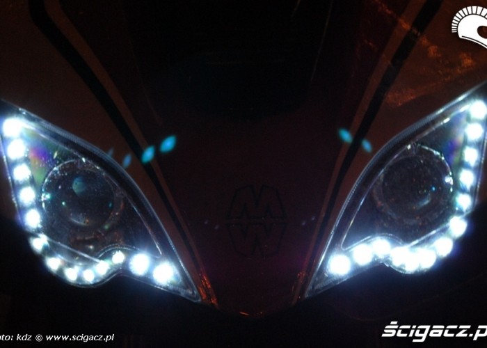 pozycje LED noc Magnet RS Motowell