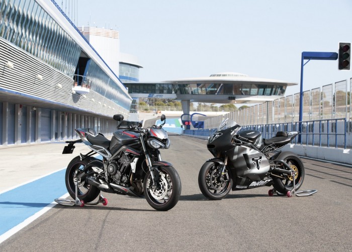 New Street Triple RS and Moto2 Prototype Static Location
