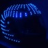 Kask motocyklowy z diodami LED - kask LED