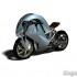 Agility Saietta elektryzujacy superbike - Agility Saietta srebrny