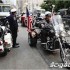 Amerykanscy motocyklisci w holdzie ofiarom 11 wrzesnia - trajka i policja