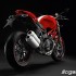 Ducati Monster 1100 Evo 2011 wieksza moc i lepsze wyposazenie - Ducati Monster 1100 Evo czerwone malowanie tyl