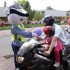 Dzien Dziecka na motocyklach w CZD 2011 - maskotka policji Dzien Dziecka w Centrum Zdrowia Dziecka