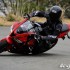 Gymkhana w wersji extreme - pochylenie motocykla CBR