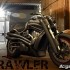 Harley-Davidson Brawler konkurencja dla Ducati Diavel - Harley Davidson Brawler w garazu