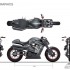 Harley-Davidson Brawler konkurencja dla Ducati Diavel - Harley Davidson Brawler wymiary