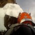 Hill climbing na skuterze snieznym wypadek na szczycie - hillclimb - prawie na szczycie