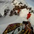 Hill climbing na skuterze snieznym wypadek na szczycie - wypadek na szczycie