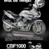 Honda CBF1000 oryginalne akcesoria gratis przy zakupie motocykla - CBF1000 plakat