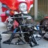 Przechylajaca sie trajka Harley-Davidson - szkielet TRT