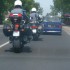 Smierc pasazerki pijanego motocyklisty - Policja na motocyklu