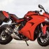 Ducati Supersport turystyka na sportowo - Ducati Supersport kufry czerwony