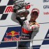 Amerykanska runda motocyklowego grand prix zdjecia z Indy GP 2012 - radosc trofeum