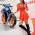 Hostessy Scigacz pl na wystawie motocykli - triumph 1