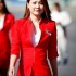 Uroki orientu dziewczyny na GP Japonii - Air Asia red