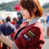 Uroki orientu dziewczyny na GP Japonii - rude dziewcze