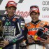 MotoGP Kataru fotogaleria - Rossi Marquez na podium