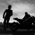 Final MotoGP na torze w Walencji fotogaleria - czarno biale final motogp