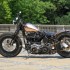 H D Knucklehead custom w oldschoolowym stylu minimalistycznych bobberow - 20 Harley Davidson Knucklehead custom