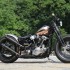 H D Knucklehead custom w oldschoolowym stylu minimalistycznych bobberow - 24 Harley Davidson Knucklehead custom