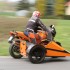 Sidecar Moto Pomarancza Motocykl z koszem zbudowany by dzielic pasje z zona - 02 Sidecar Moto Pomarancza jazda
