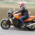 Sidecar Moto Pomarancza Motocykl z koszem zbudowany by dzielic pasje z zona - 28 Customowa Honda CBR 1100 XX Blackbird z wozkiem bocznym asfalt