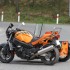 Sidecar Moto Pomarancza Motocykl z koszem zbudowany by dzielic pasje z zona - 30 Customowa CBR 1100 XX Blackbird z wozkiem bocznym