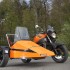 Sidecar Moto Pomarancza Motocykl z koszem zbudowany by dzielic pasje z zona - 36 Customowa Honda CBR 1100 XX Blackbird z wozkiem bocznym