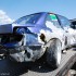 Cwiartka mili na lotnisku Bemowo 2012 - Auto driftowe po wypadku