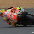 Czwarta runda MotoGP na mokrym torze we Francji fotorelacja - Rossi zakret