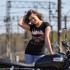 Marta i Bonneville triumf kobiety nad motocyklem - triumph marta