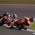 Moto GP Katar 2012 zdjecia z wyscigu - Pedrosa w zakrecie