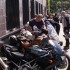 Protest motocyklistow przeciwko oplatom na autostradach - motocykle pod ministerstwem protest przeciwko oplatom na autostradach