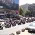 Protest motocyklistow przeciwko oplatom na autostradach - parada eskortowana przez policje protest przeciwko oplatom na autostradach