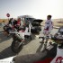 Rajd Abu Dhabi 2011 w obiektywie - motocykle punkt serwisowy Abu Dhabi Desert Challenge 2011