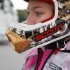 Stunt ustawka u Fragmenta Szczercow 2011 - Dziewczyna w kasku motocyklowym