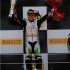 Wyscigi Supersport na torze Aragon 2012 - Lowes na podium