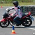 Zawody zrecznosciowe w Radomiu Gymkhana okiem fotografa - klatka na motocyklu Honda Gymkhana Radom 2012