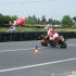 Zawody zrecznosciowe w Radomiu Gymkhana okiem fotografa - pomaranczowe moto Honda Gymkhana Radom 2012