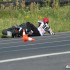 Zawody zrecznosciowe w Radomiu Gymkhana okiem fotografa - wypadek Honda Gymkhana Radom 2012