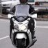 Uzywany motocykl na kategorie A2 co wybrac - Burgman 400 Suzuki przed swiatlami