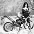 Pierwszy offroadowy motocykl dla kobiety - Yamaha WR250R na sniegu
