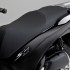 Motocykl versus skuter 125 ccm plusy i minusy - Siedzenie Honda SH125 150 2013